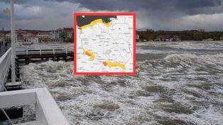 Alerty IMGW i RCB rozesłane. 7 województw na liście. Groźnie też na Bałtyku