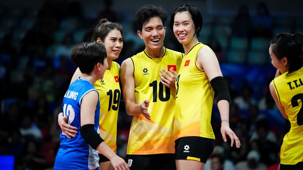 Materiały prasowe / VolleyballWorld / Na zdjęciu: reprezentacja Wietnamu
