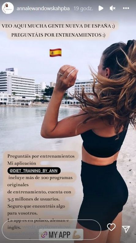 Anna Lewandowska podbija hiszpański rynek