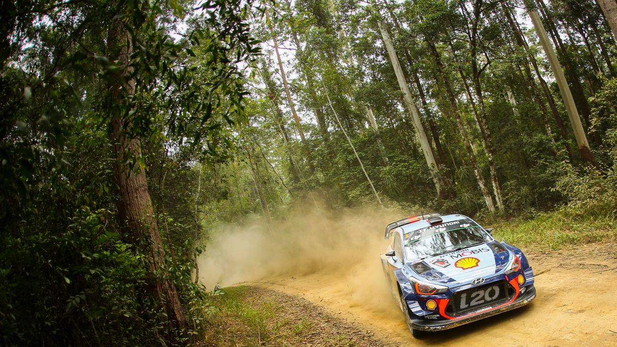 Materiały prasowe / Reporter Images  / Thierry Neuville na trasie Rajdu Australii