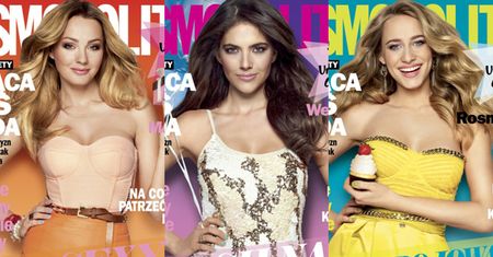 Socha, Rosati i Rosnowska na okładkach "Cosmopolitan"! (FOTO)