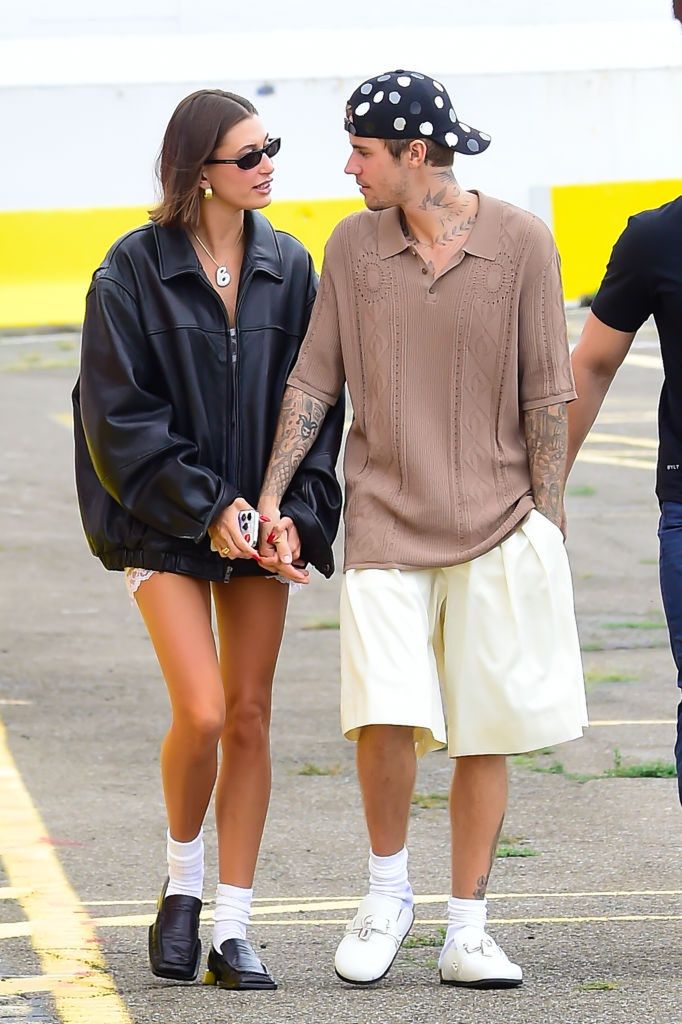 Celebrity Sightings In New York City - August 29, 2023
NEW YORK, NEW YORK - AUGUST 29: Hailey Bieber and Justin Bieber are seen on August 29, 2023 in New York City. (Photo by Raymond Hall/GC Images )
Raymond Hall