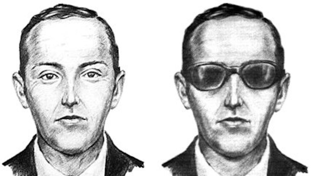 Rysunek D.B. Cooper z listopada 1971 r.