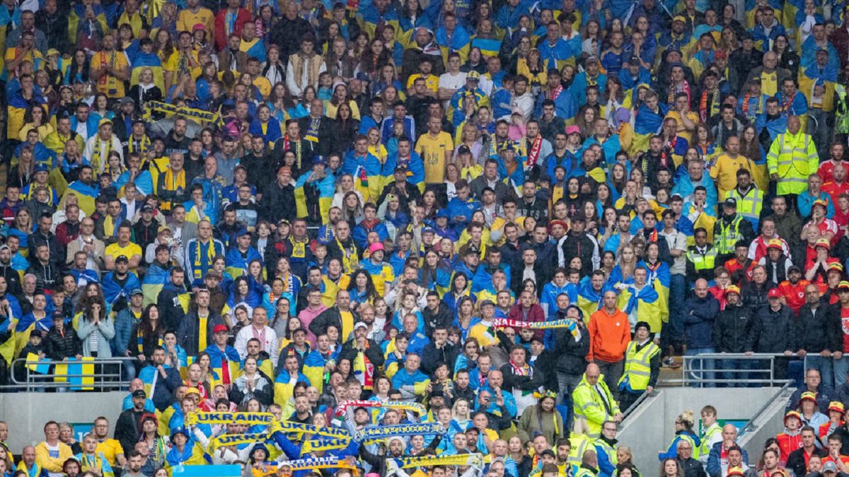 Getty Images / Athena Pictures / Na zdjęciu: kibice ukraińscy