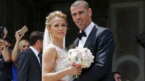 Victor Valdes poślubił seksowną modelkę. Na ceremonię zaprosił kolegów z Barcy (galeria)