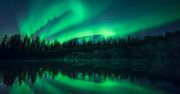 Północne światła mroźnej Finlandii - zobacz jak płyną rzeki światła