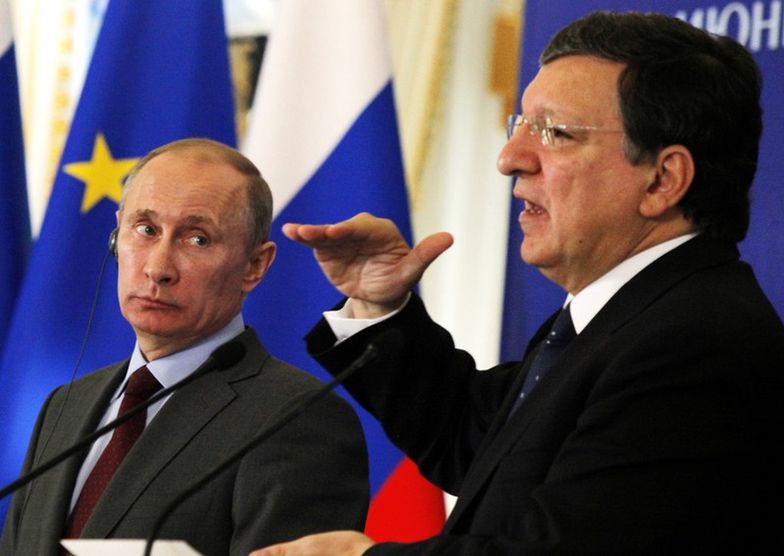 Władimir Putin i Jose Barroso