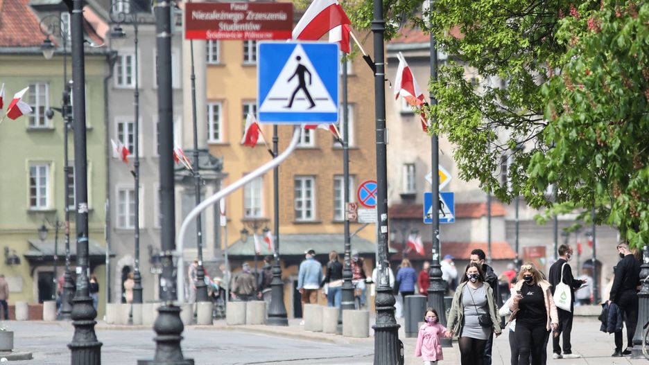 Warszawa. W środę może spaść deszcz
