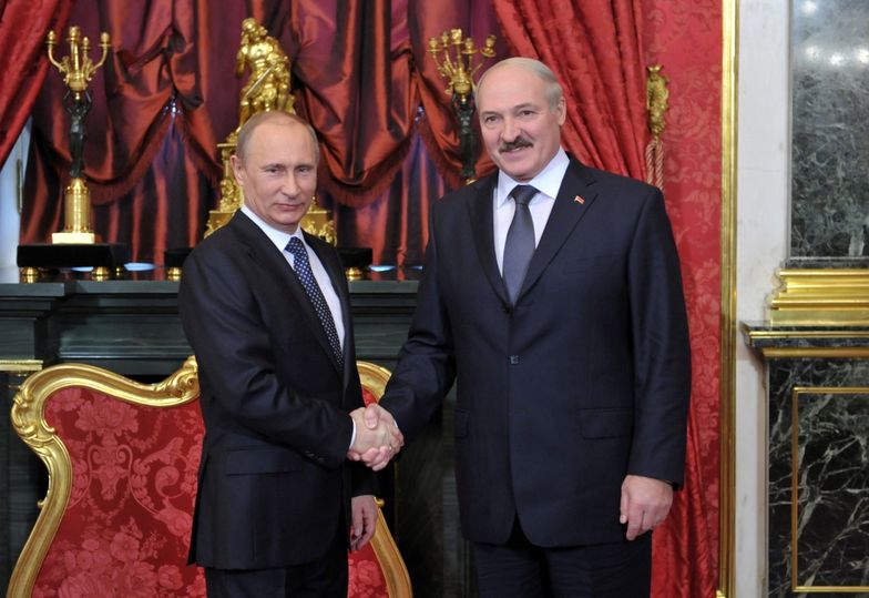 na zdj. Aleksander Łukaszenka i Władymir Putin