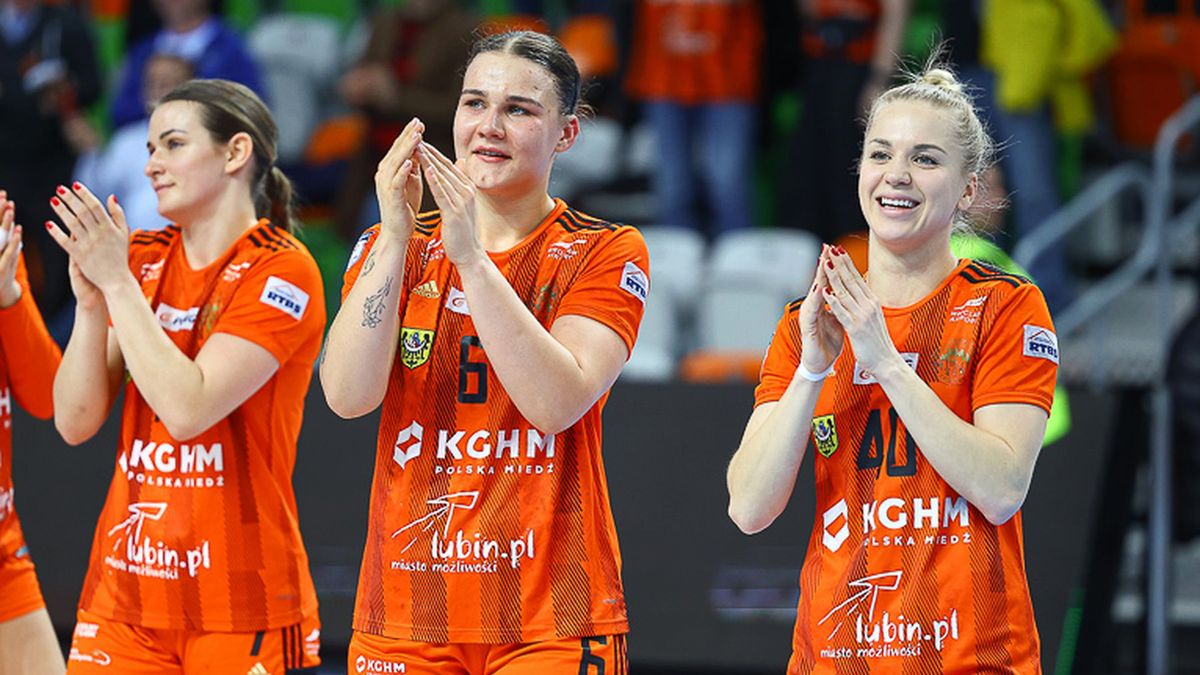 Materiały prasowe / MKS Zagłębie Lubin / Paweł Andriachiewicz / Na zdjęciu: Wiktoria Kocińska, Natalia Pankowska i Daria Michalak