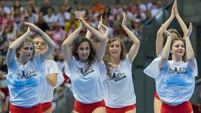 Kibice i Cheerleaders FLEX Sopot podczas meczu Polska - Rumunia (galeria) 