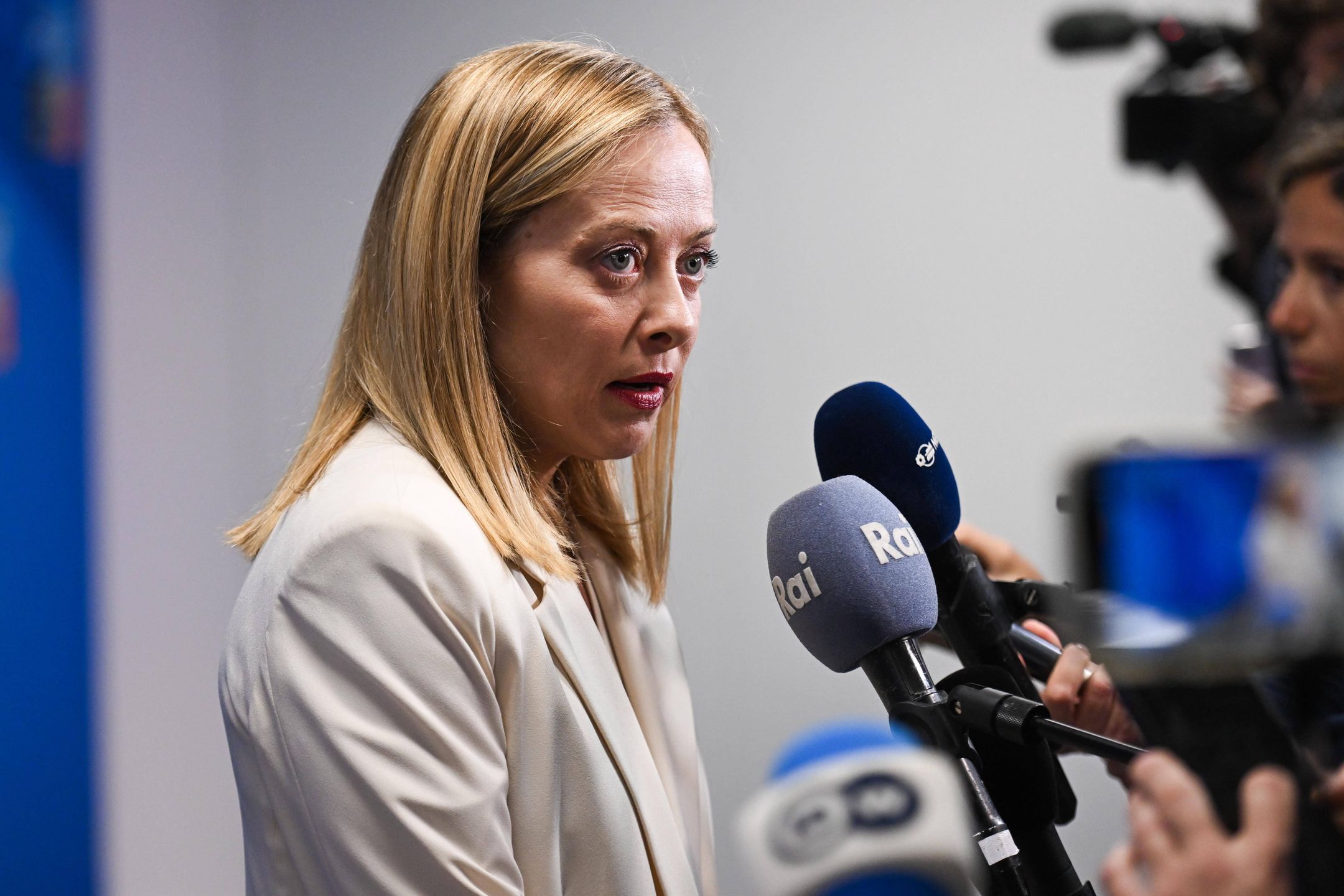 NATO Summit - Day 2
epa12196743 Italian Prime Minister Giorgia Meloni during a press conference after the NATO summit at the World Forum The Hague, The Netherlands, 25 June 2025. The Netherlands, for the first time in NATO's history of existence, is hosting a NATO summit.  EPA/JONAS ROOSENS 
Dostawca: PAP/EPA.
JONAS ROOSENS
NATO, summit, meeting, defense