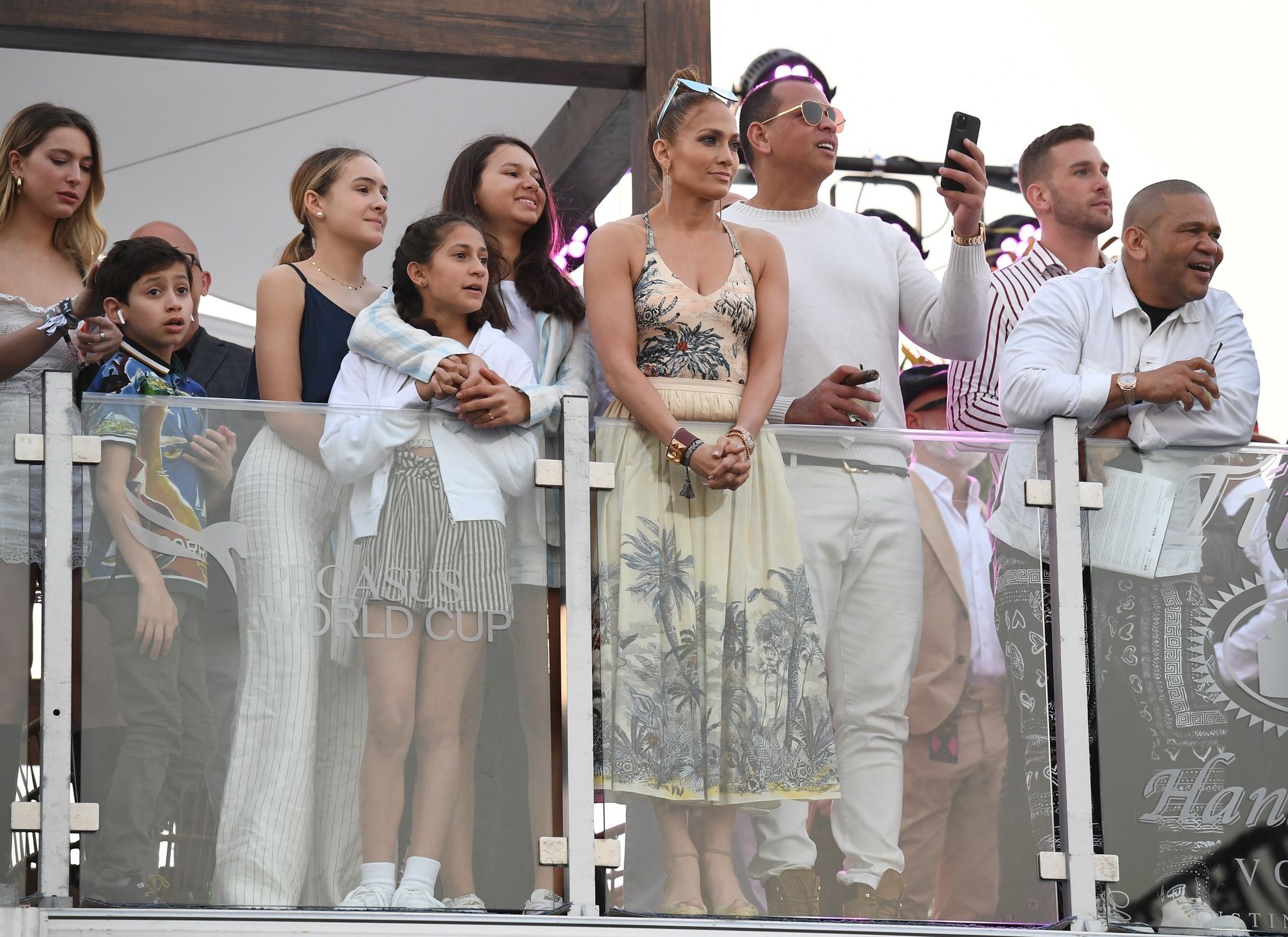 Jennifer Lopez z rodziną