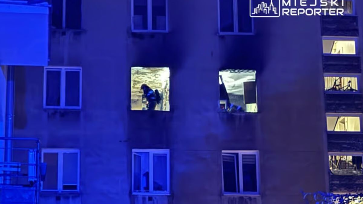 Wybuch gazu na ul. Częstochowskiej w Warszawie.