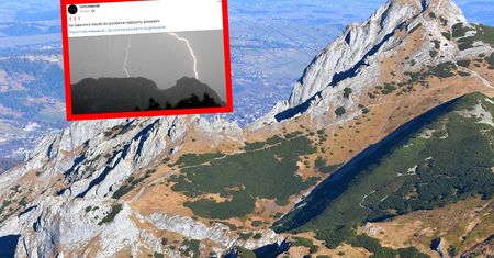 Wypadek w Tatrach. Turysta porażony piorunem