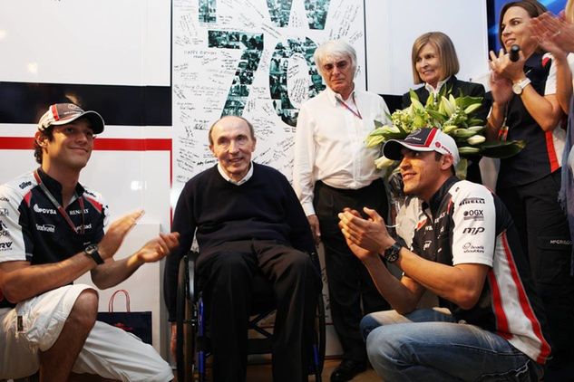 Frank Williams świętujący 70. urodziny (fot. Williams Racing)