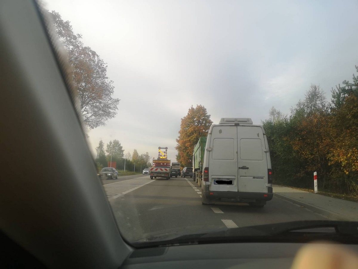 Zderzenie bmw z audi na DK19 w Niemcach