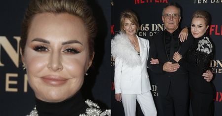 Blanka Lipińska w mocnym makijażu bryluje na premierze drugiej części "365 dni" u boku rodziców (ZDJĘCIA)