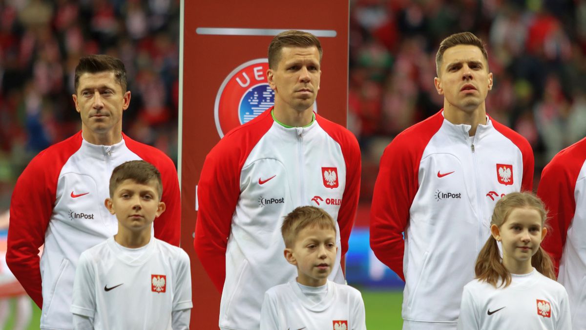 WP SportoweFakty / Mateusz Czarnecki / Na zdjęciu: Robert Lewandowski, Wojciech Szczęsny, Jan Bednarek