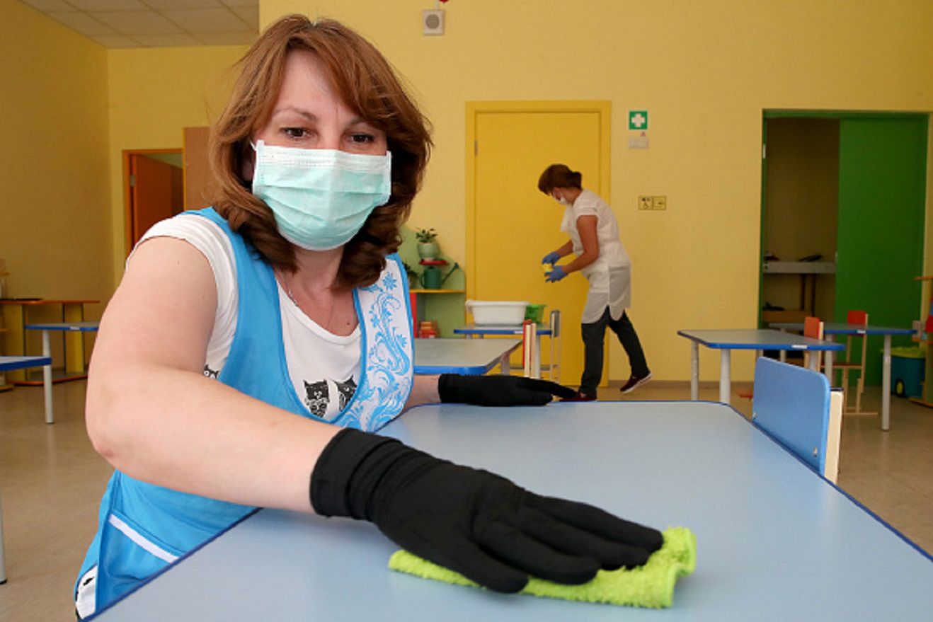 Dezynfekcja w przedszkolu