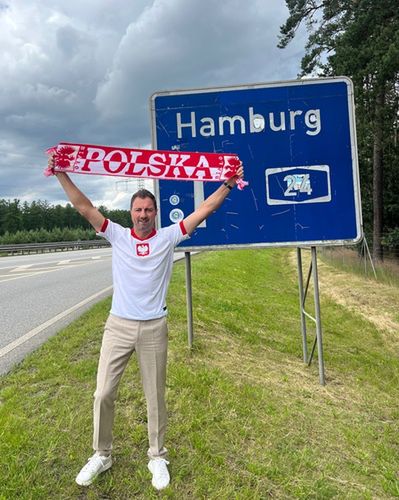Jerzy Dudek drove seven hours to cheer on the Poles
