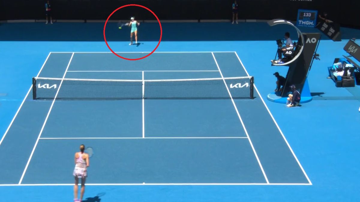Zdjęcie okładkowe artykułu: Twitter / Australian Open / Na zdjęciu: piłka meczowa Magdy Linette