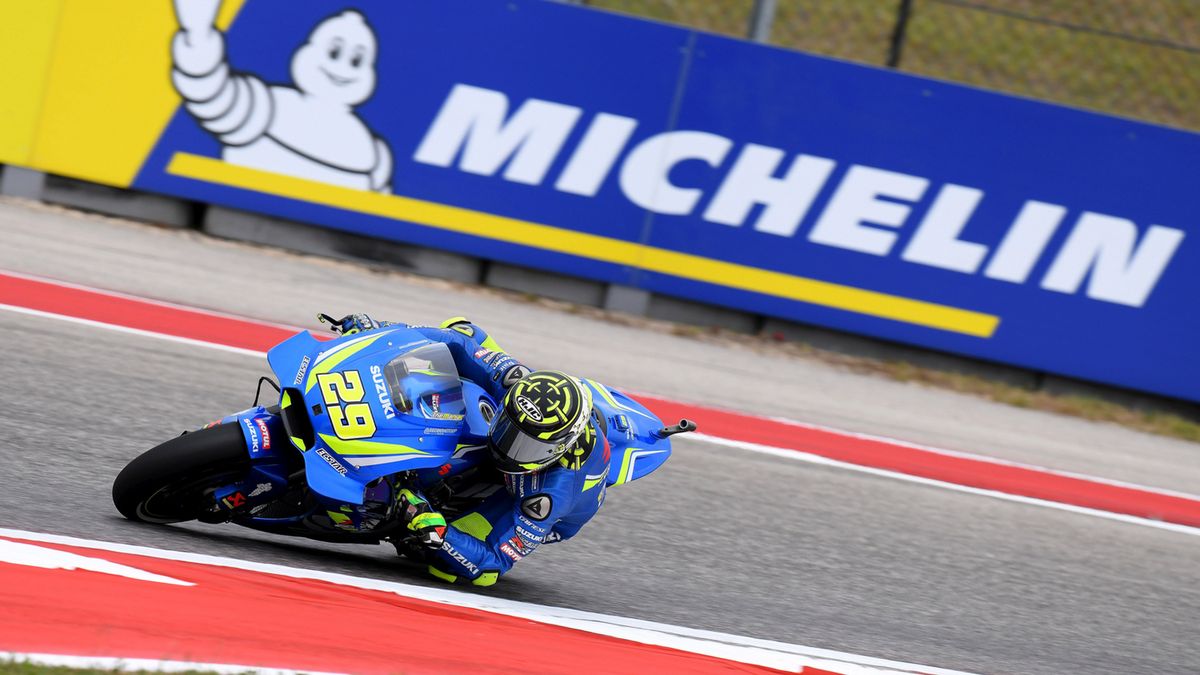 Andrea Iannone na torze w Austin