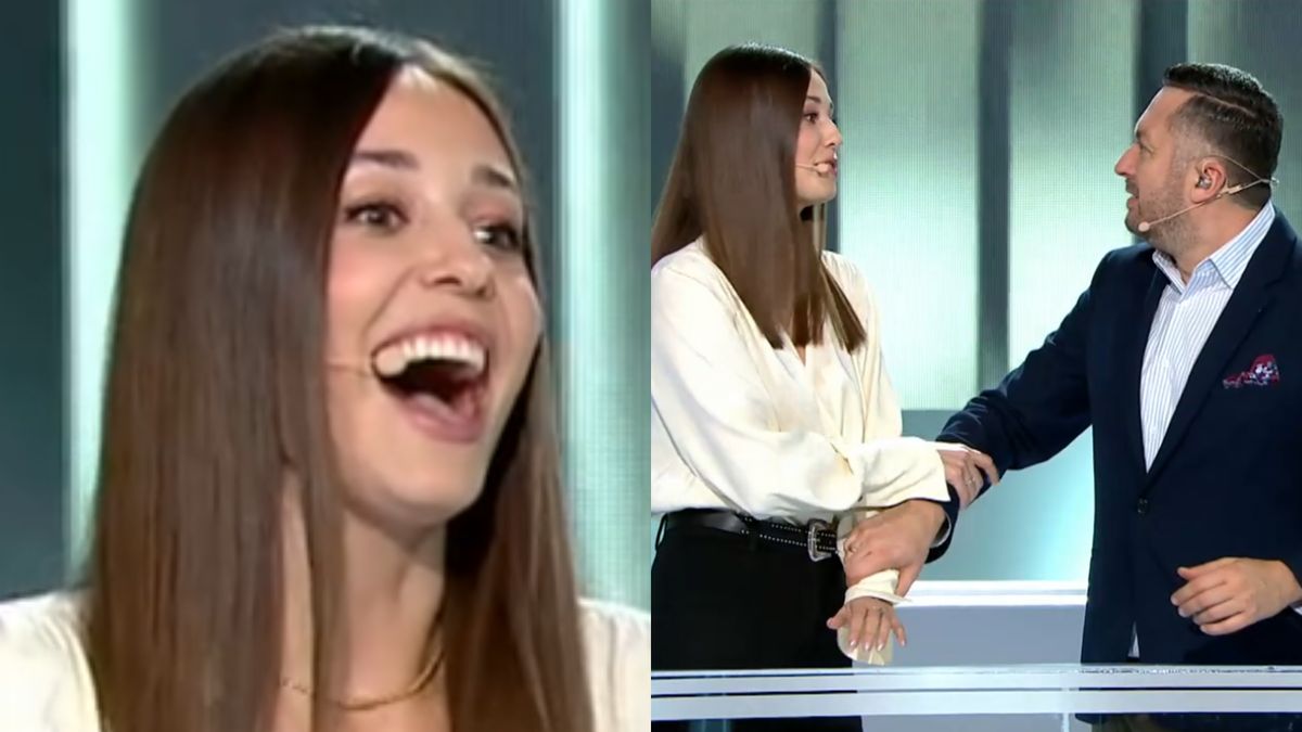 Izabella Krzan dowcipkuje na temat kochliwości Norbiego w "Kole fortuny"