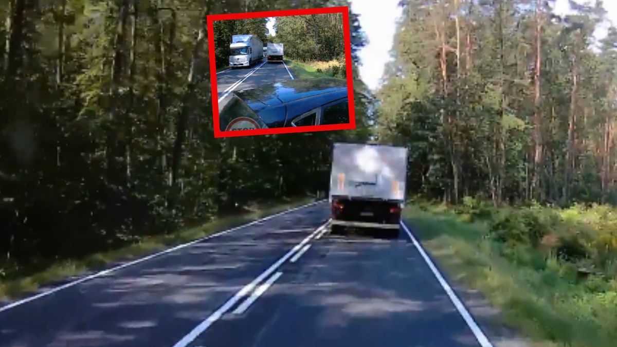 Wypadek nagrała kamera innego kierowcy