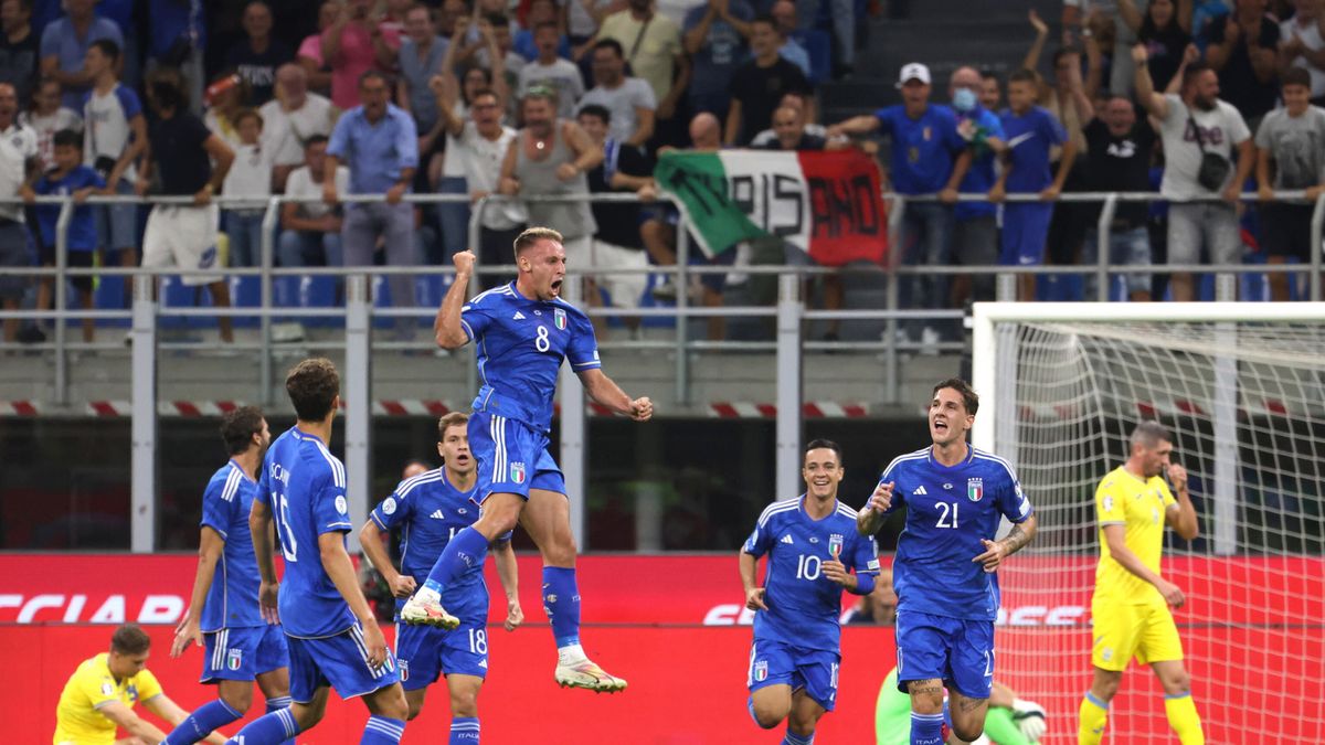 Mecz eliminacji Euro 2024: Włochy - Ukraina