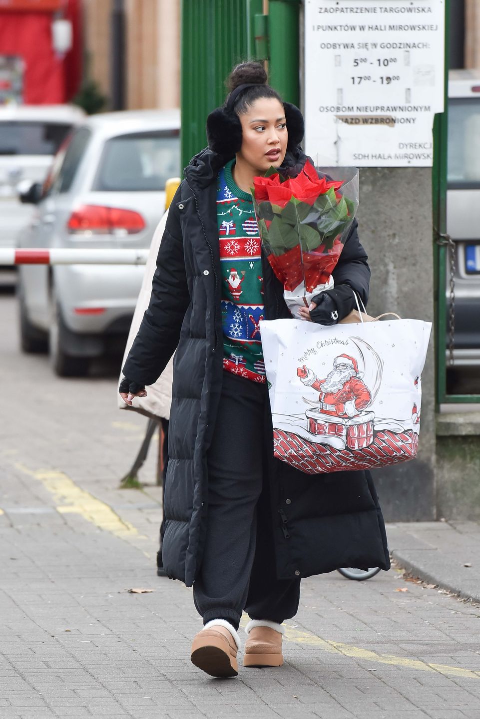 Patricia Kazadi w szale przedświątecznych zakupów