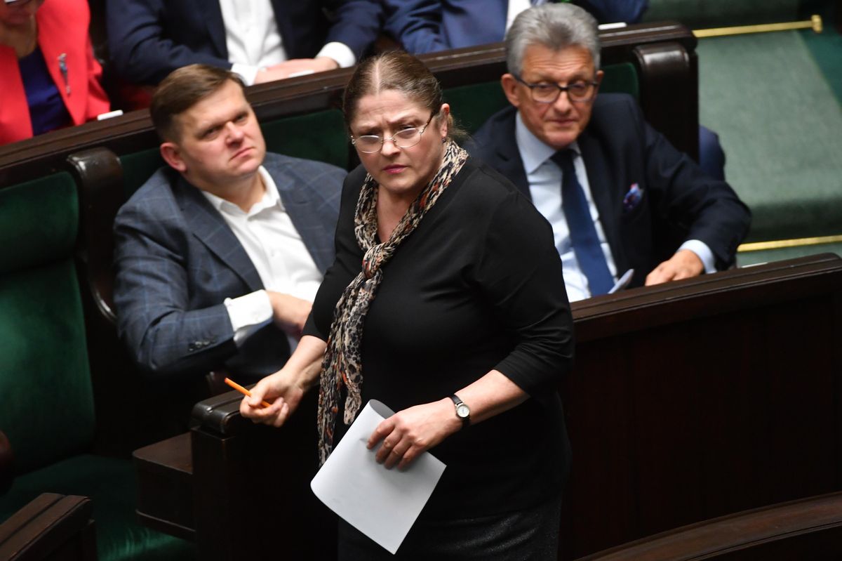 Krystyna Pawłowicz składa wniosek do Komisji Etyki Poselskiej. Chodzi o Wojciecha Kałużę