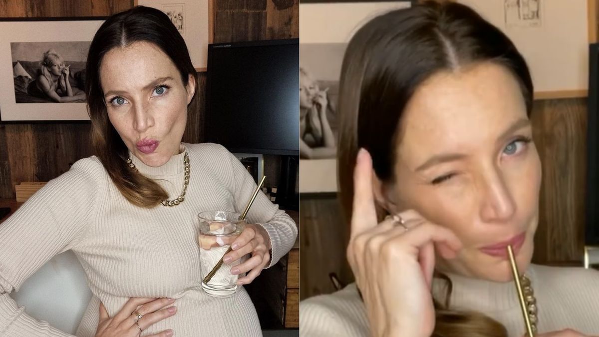 Anna Dereszowska dementuje, jakoby piła alkohol w ciąży 