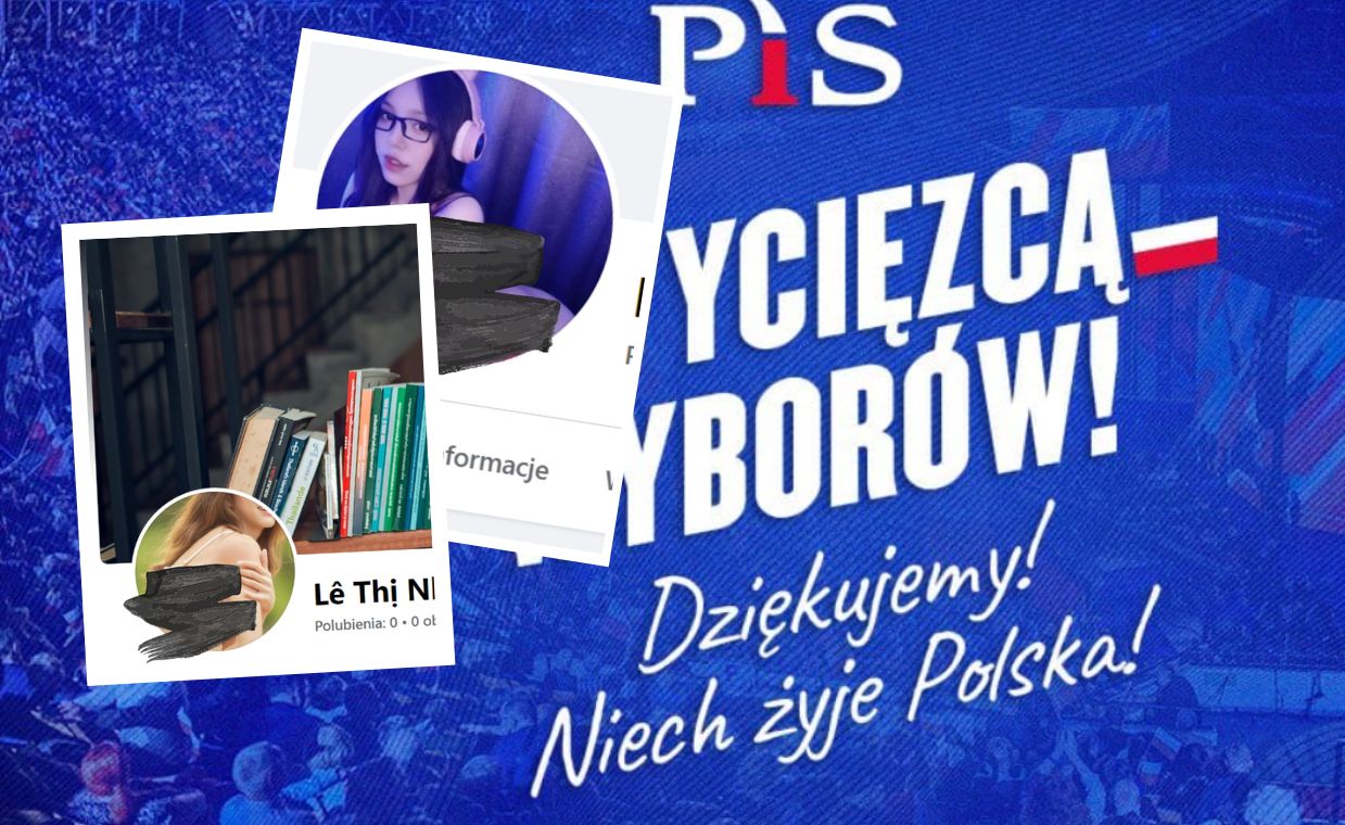 Nietypowe polubienia pod postem PiS-u