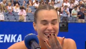 Sceny na US Open. Sabalenka aż parsknęła śmiechem
