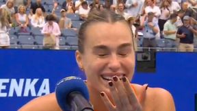 Sceny na US Open. Sabalenka aż parsknęła śmiechem