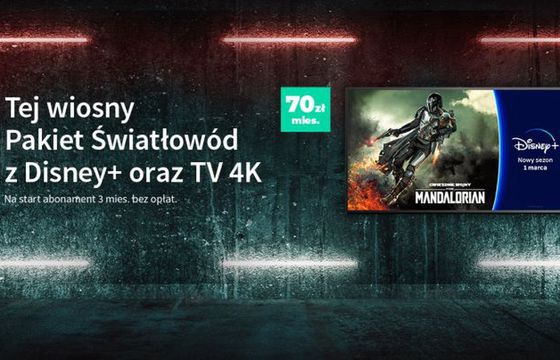 Disney+ na trzy miesiące za darmo w ofercie promocyjnej Netii