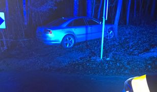 Pościg za pijanym kierowcą audi. Próbował przejechać policjanta