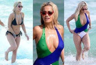 Rita Ora na plaży w Miami...