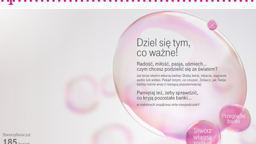 Tworzymy chwilę, czyli kreatywny marketing T-Mobile 1