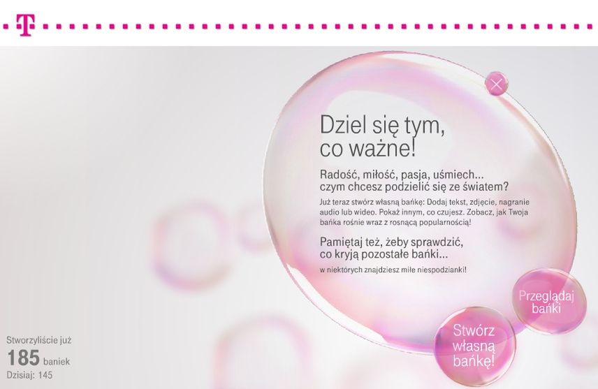 Tworzymy chwilę, czyli kreatywny marketing T-Mobile