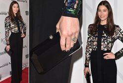 LOOK OF THE DAY: Jessica Biel w kombinezonie Elie Saab