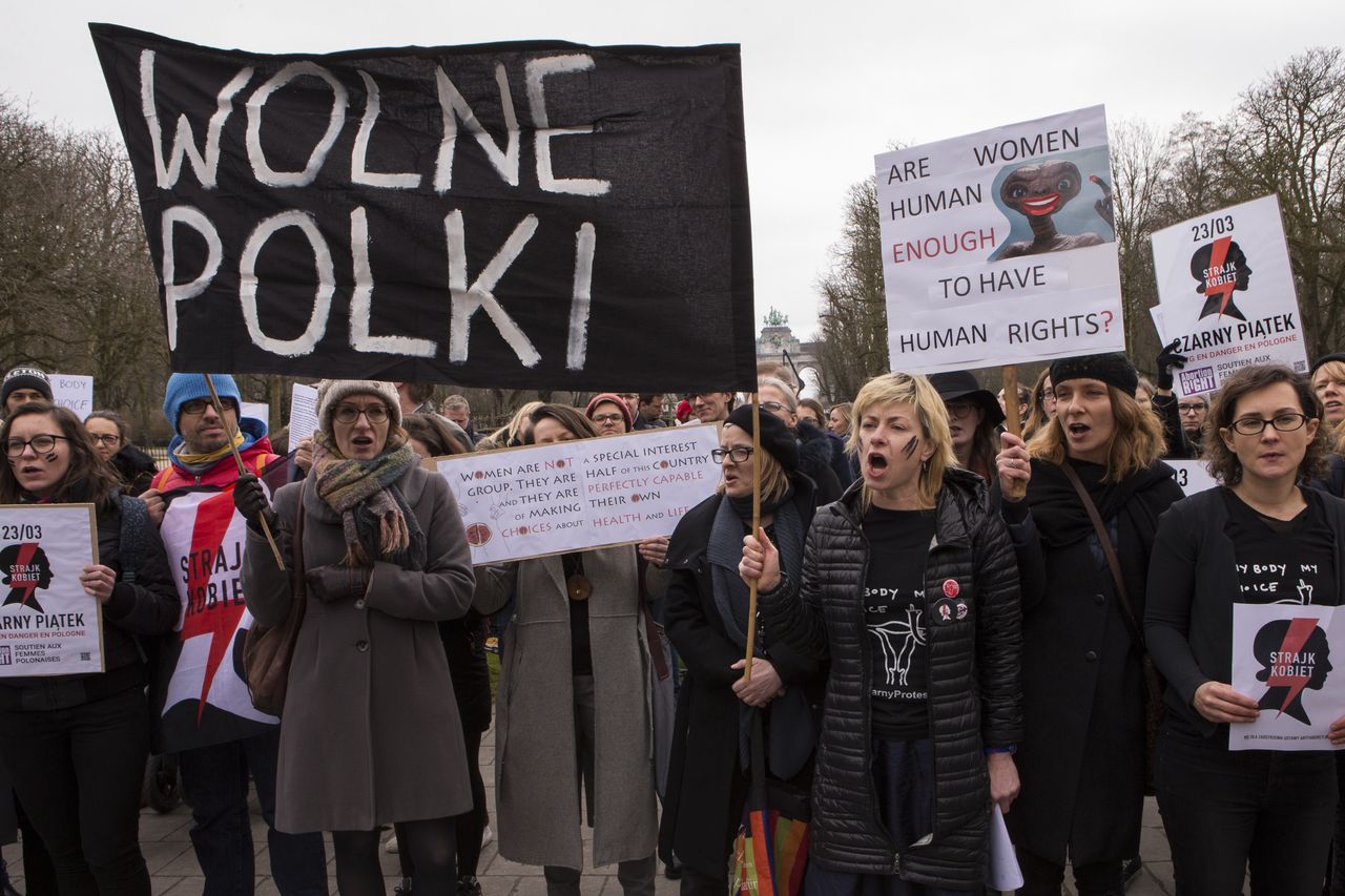 Protesty związane ze Strajkiem Kobiet