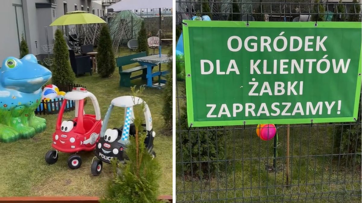  Żabka otworzyła ogródek dla klientów 
