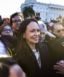 Trump zadowolony z gestu Machado. "To wspaniała kobieta"