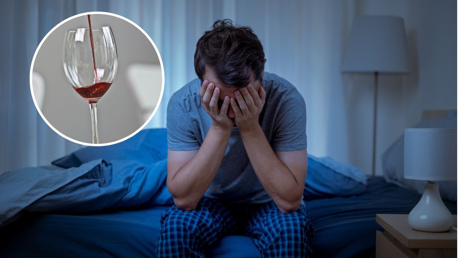 Alkohol przed snem.