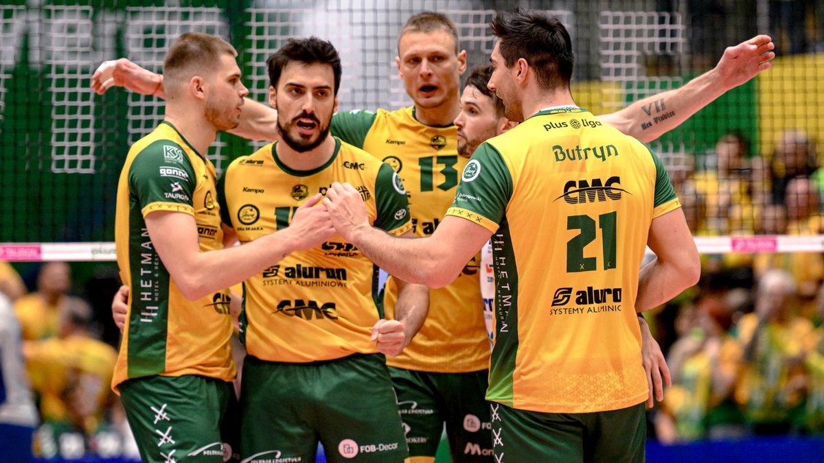 WP SportoweFakty / Paweł Piotrowski / Na zdjęciu: siatkarze Aluronu CMC Warty Zawiercie