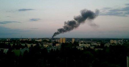 Pożar pustostanów oraz budynków przy ulicy Krętej [ZDJĘCIA, WIDEO]