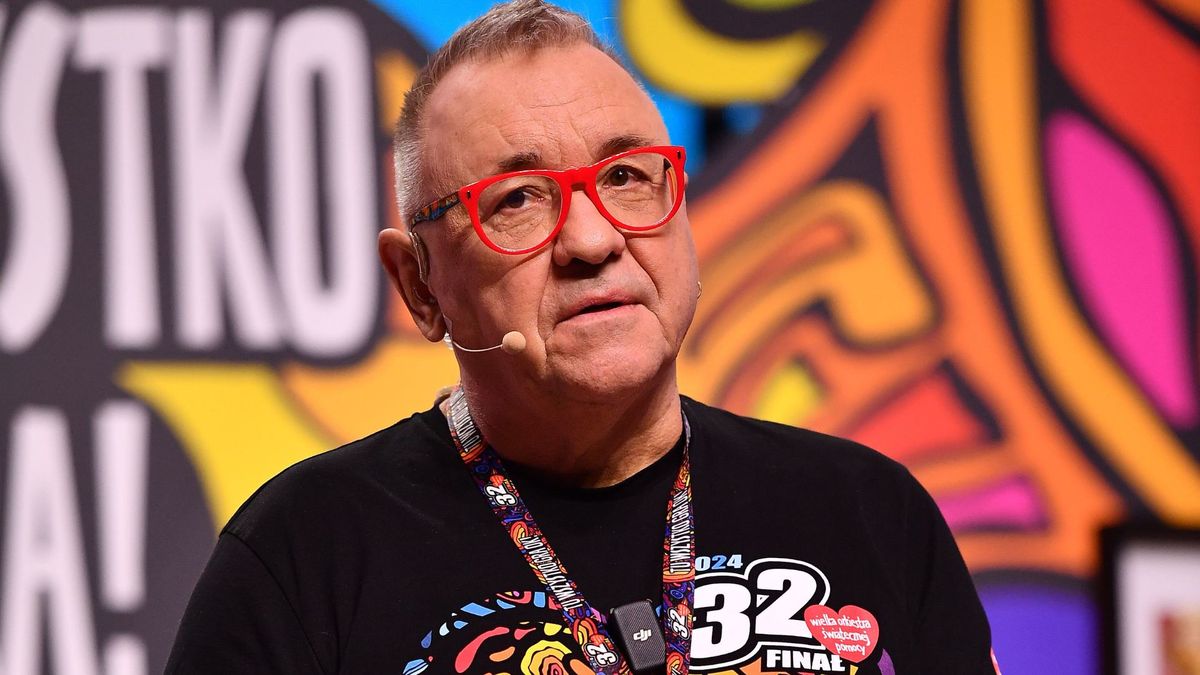 Jurek Owsiak podczas 32. Finału Orkiestry 