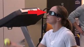 Nagrali Świątek przed meczem. Jeden szczegół zwraca uwagę